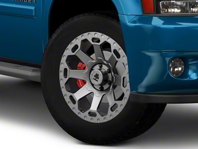 Mammoth Synister Charcoal 6-Lug Wheel; 20x9; -6mm Offset (07-14 Tahoe)