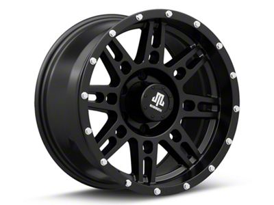 Mammoth Vader Beadlock Matte Black 6-Lug Wheel; 17x9; -6mm Offset (07-14 Tahoe)
