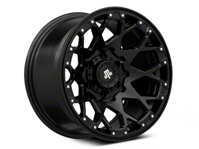 Mammoth Vex Satin Black Machined 6-Lug Wheel; 17x9; -6mm Offset (07-14 Tahoe)