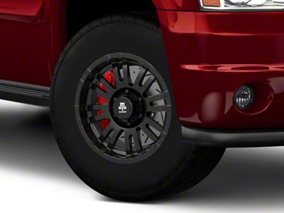 Mammoth Krawler Satin Black 6-Lug Wheel; 17x8; 0mm Offset (07-14 Yukon)