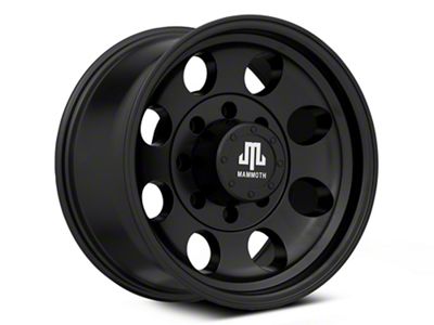 Mammoth HD 8 Aluminum Matte Black 8-Lug Wheel; 17x9; -6mm Offset (08-10 F-250 Super Duty)