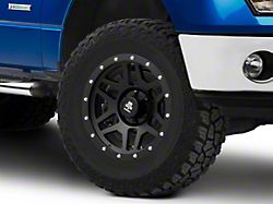 Mammoth Split 6 Beadlock Matte Black 6-Lug Wheel; 17x9; -6mm Offset (09-14 F-150)
