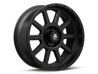 Mammoth 10 Hole Matte Black 5-Lug Wheel; 20x9; -6mm Offset (09-18 RAM 1500)