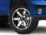 Mammoth Rogue Matte Black Machined 5-Lug Wheel; 20x9; -6mm Offset (09-18 RAM 1500)