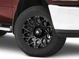 Mammoth Vex Satin Black Satin Black 8-Lug Wheel; 20x9; -6mm Offset (10-18 RAM 2500)