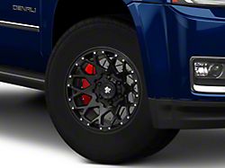 Mammoth Vex Satin Black Machined 6-Lug Wheel; 17x9; -6mm Offset (15-20 Yukon)