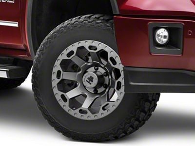 Mammoth Synister Charcoal 6-Lug Wheel; 17x9; -6mm Offset (14-18 Sierra 1500)