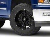 Mammoth Vader Beadlock Matte Black 6-Lug Wheel; 20x9; -6mm Offset (14-18 Silverado 1500)