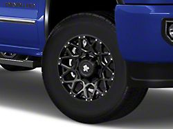 Mammoth Vex Satin Black Satin Black 8-Lug Wheel; 18x9; 0mm Offset (15-19 Sierra 2500 HD)