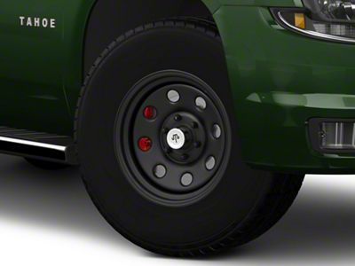 Mammoth 8-Hole Matte Black 6-Lug Wheel; 17x8; -6mm Offset (15-20 Tahoe)