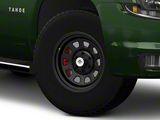 Mammoth D Window Matte Black 6-Lug Wheel; 17x9; -6mm Offset (15-20 Tahoe)