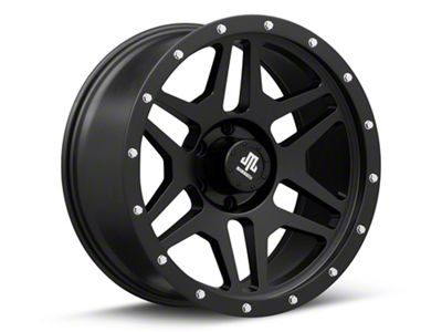 Mammoth Split 6 Beadlock Matte Black 6-Lug Wheel; 20x9; -6mm Offset (15-20 Tahoe)