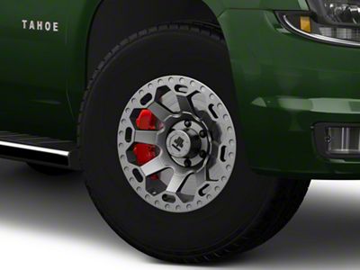 Mammoth Synister Charcoal 6-Lug Wheel; 17x9; -6mm Offset (15-20 Tahoe)
