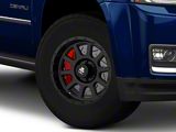 Mammoth 10 Hole Matte Black 6-Lug Wheel; 17x9; -6mm Offset (15-20 Yukon)