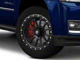 Mammoth 12 Hole Satin Black 6-Lug Wheel; 20x9; -6mm Offset (15-20 Yukon)
