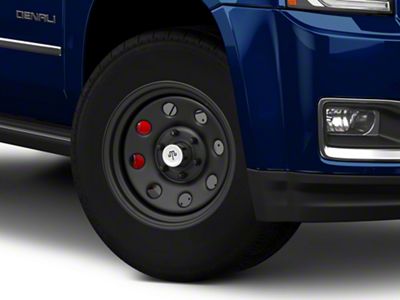 Mammoth 8-Hole Matte Black 6-Lug Wheel; 17x8; -6mm Offset (15-20 Yukon)