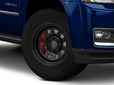 Mammoth D Window Gloss Black 6-Lug Wheel; 17x9; -6mm Offset (15-20 Yukon)