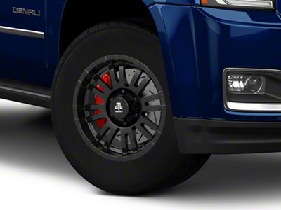 Mammoth Krawler Satin Black 6-Lug Wheel; 17x8; 0mm Offset (15-20 Yukon)