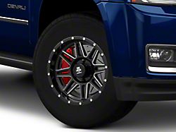 Mammoth Revolver Gloss Black Machined 6-Lug Wheel; 17x9; -6mm Offset (15-20 Yukon)