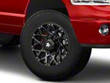 Mammoth Vex Satin Black Satin Black 8-Lug Wheel; 18x9; -6mm Offset (19-26 RAM 3500 SRW)