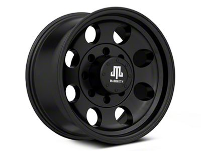 Mammoth HD 8 Aluminum Matte Black 8-Lug Wheel; 17x9; -6mm Offset (23-24 F-250 Super Duty)