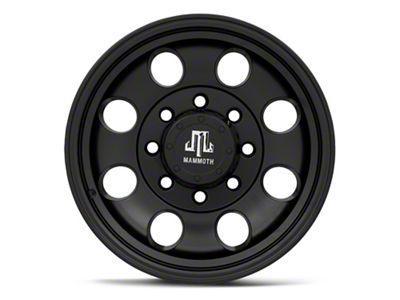 Mammoth HD 8 Aluminum Matte Black 8-Lug Wheel; 17x9; -6mm Offset (2023 F-350 Super Duty SRW)