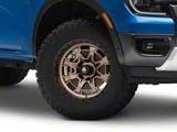 Mammoth Split 16 Satin Black 6-Lug Wheel; 17x9; -12mm Offset (24-25 Ranger)