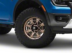 Mammoth Split 16 Satin Black 6-Lug Wheel; 17x9; -12mm Offset (24-25 Ranger)