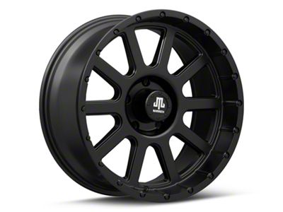 Mammoth 10 Hole Matte Black 5-Lug Wheel; 20x9; -6mm Offset (94-01 RAM 1500)