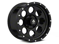 Mammoth 8 Aluminum Beadlock Satin Black 5-Lug Wheel; 17x9; -6mm Offset (94-01 RAM 1500)
