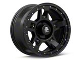Mammoth Cliff Hanger Matte Black 5-Lug Wheel; 17x9; -6mm Offset (94-01 RAM 1500)