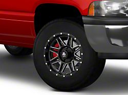 Mammoth Revolver Gloss Black Machined 5-Lug Wheel; 17x9; -6mm Offset (94-01 RAM 1500)