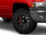 Mammoth Split-8 Beadlock Matte Black 5-Lug Wheel; 17x9; -6mm Offset (94-01 RAM 1500)
