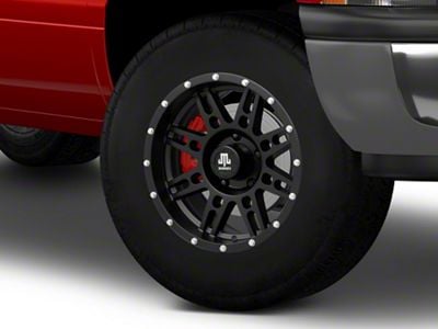 Mammoth Vader Beadlock Matte Black 5-Lug Wheel; 17x9; -6mm Offset (94-01 RAM 1500)