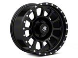Mammoth 12-Hole Satin Black 6-Lug Wheel; 17x8.5; 0mm Offset (99-06 Sierra 1500)