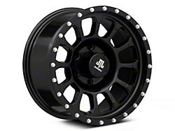 Mammoth 12-Hole Satin Black 6-Lug Wheel; 17x8.5; 0mm Offset (99-06 Sierra 1500)