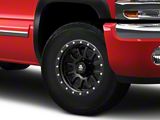 Mammoth 12 Hole Satin Black 6-Lug Wheel; 17x9; -6mm Offset (99-06 Sierra 1500)