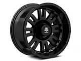 Mammoth Krawler Satin Black 6-Lug Wheel; 17x9; -12mm Offset (99-06 Sierra 1500)