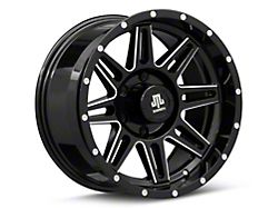 Mammoth Revolver Gloss Black Machined 6-Lug Wheel; 17x9; -6mm Offset (99-06 Sierra 1500)
