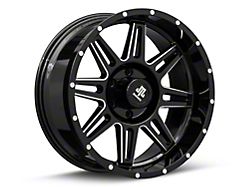 Mammoth Revolver Gloss Black Machined 6-Lug Wheel; 20x9; -6mm Offset (99-06 Sierra 1500)