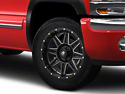 Mammoth Revolver Gloss Black Machined 6-Lug Wheel; 20x9; -6mm Offset (99-06 Sierra 1500)