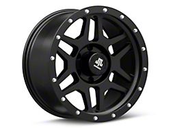 Mammoth Split 6 Beadlock Matte Black 6-Lug Wheel; 18x9; -6mm Offset (99-06 Sierra 1500)