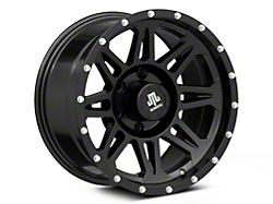 Mammoth Split 8 Satin Black 6-Lug Wheel; 17x9; -6mm Offset (99-06 Sierra 1500)