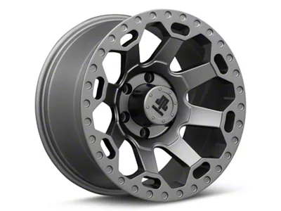 Mammoth Synister Charcoal 6-Lug Wheel; 17x9; -6mm Offset (99-06 Sierra 1500)