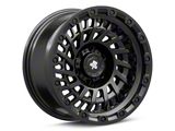 Mammoth Turbine Satin Black 6-Lug Wheel; 17x8.5; -6mm Offset (99-06 Sierra 1500)