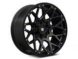 Mammoth Vex Satin Black Machined 6-Lug Wheel; 20x9; -6mm Offset (99-06 Sierra 1500)