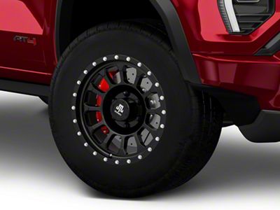 Mammoth 12-Hole Satin Black 6-Lug Wheel; 17x8.5; 0mm Offset (23-25 Canyon)