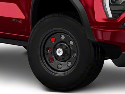 Mammoth 8-Hole Gloss Black 6-Lug Wheel; 17x8; -6mm Offset (23-25 Canyon)