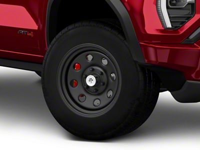 Mammoth 8-Hole Matte Black 6-Lug Wheel; 17x8; -6mm Offset (23-25 Canyon)