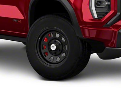 Mammoth D Window Matte Black 6-Lug Wheel; 17x9; -6mm Offset (23-25 Canyon)